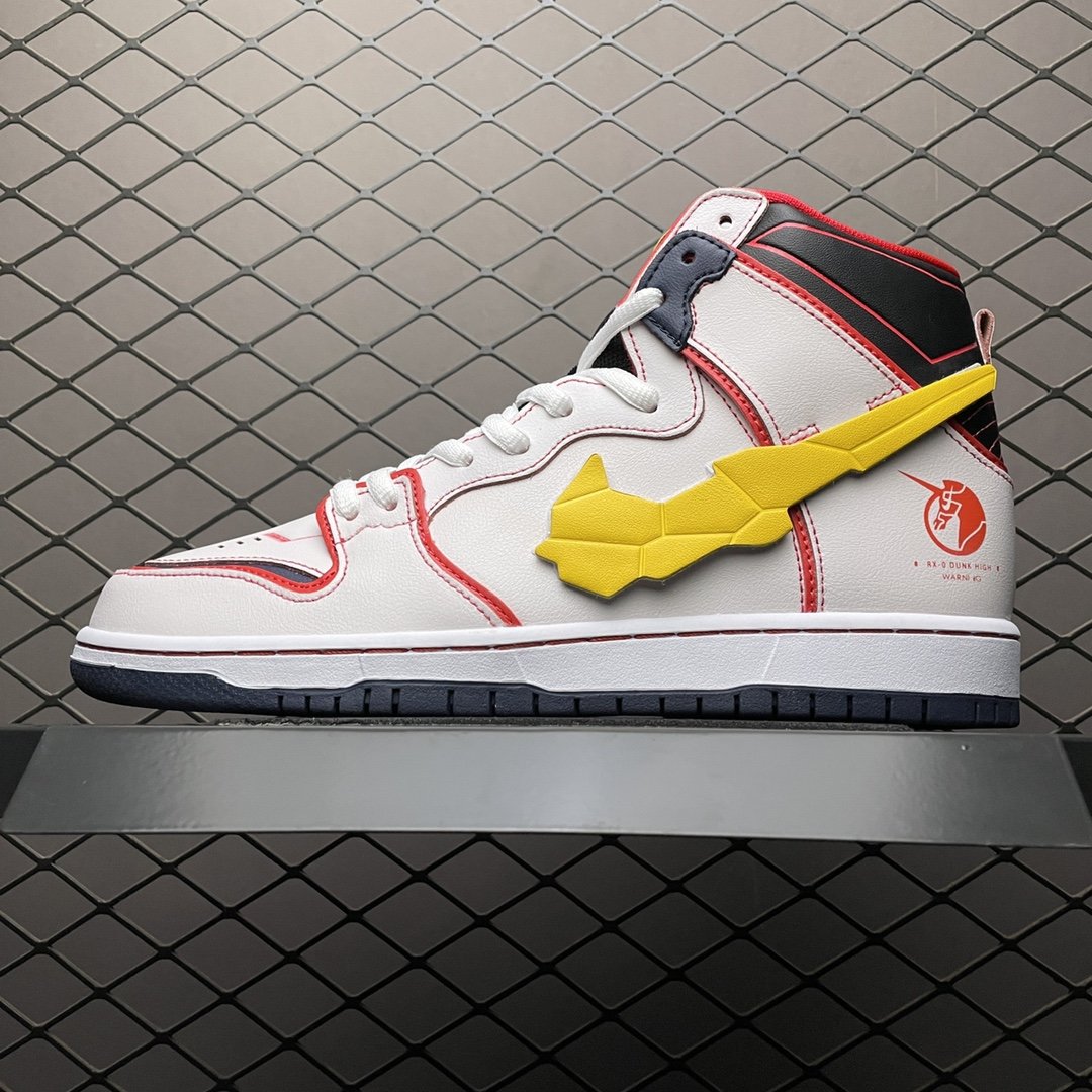 Replica Nike Dunk SB Shoe Gundamx Nike Dunk High Project Unicorn-RX-0SwooshDH7717-100 36_01851