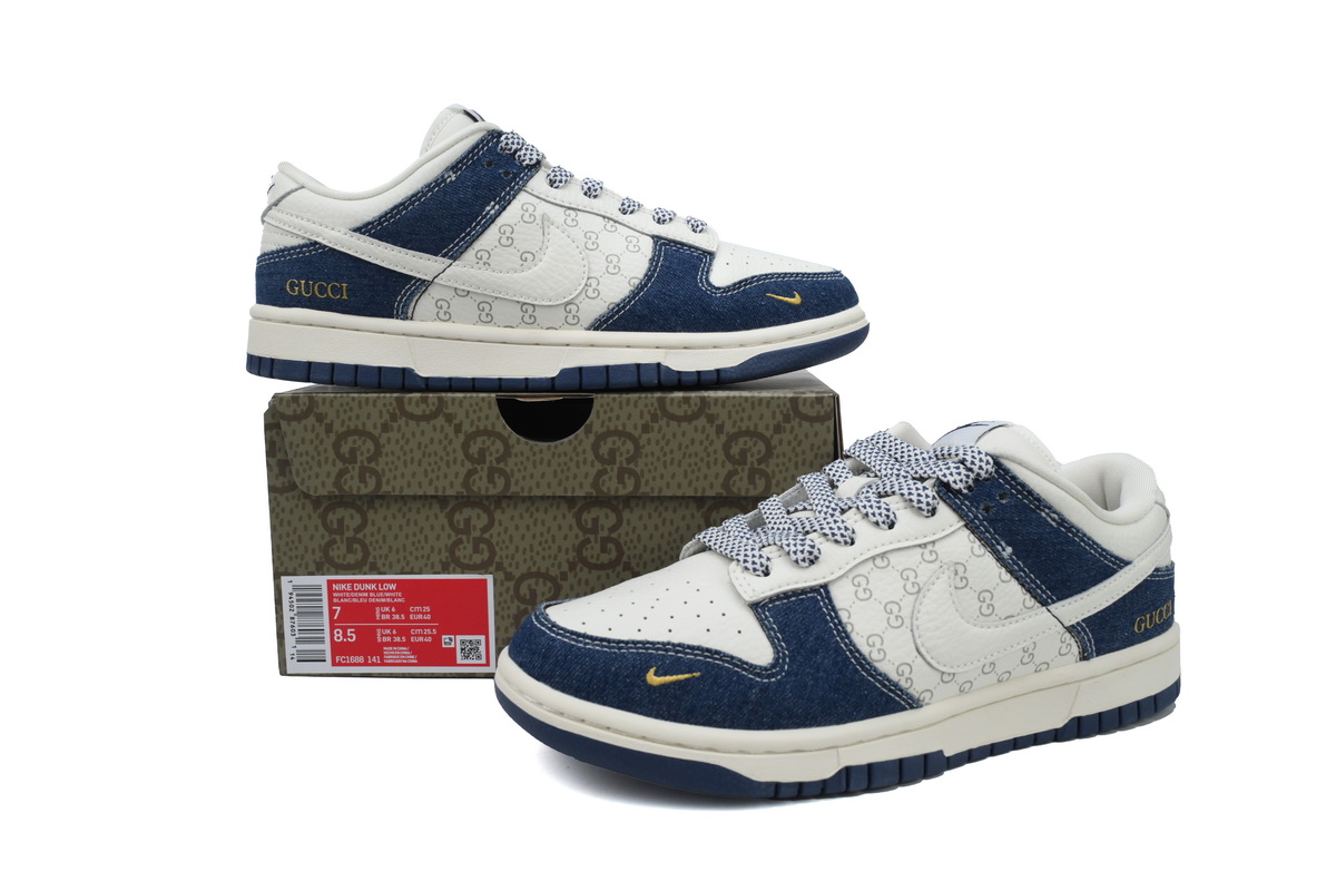 Replica GUCCI Shoe Gucci Dunk FC1688-141 Nike Dunk Low