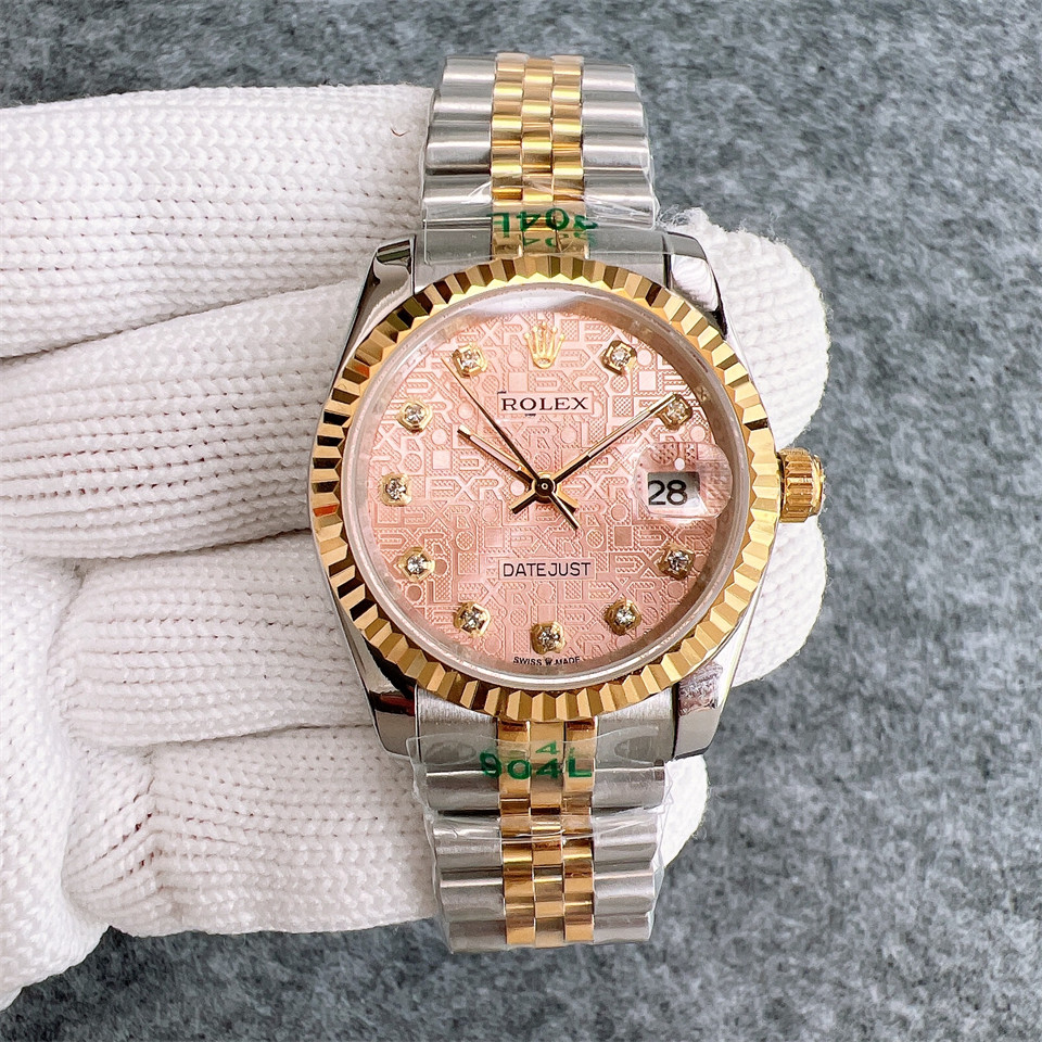 Replica Rolex Datejust 904l Stainless Steel Automatic Mechanical Watch 36mm