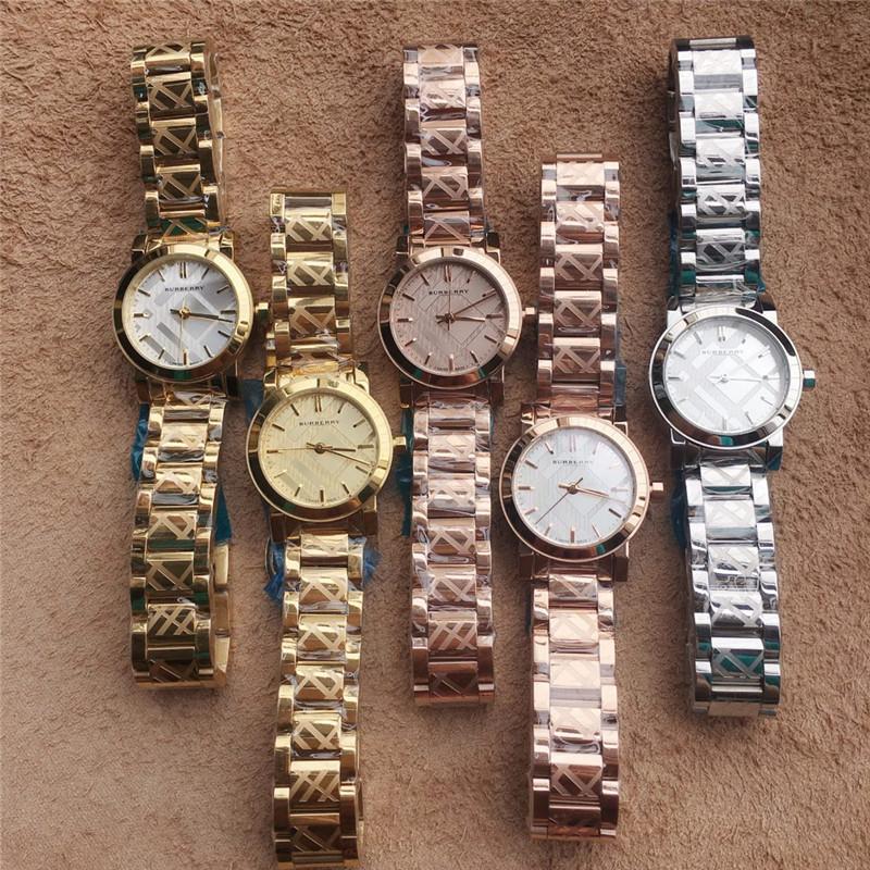 Replica Burberry 904l Stainless Steel Quartz Watch 24MM 34MM