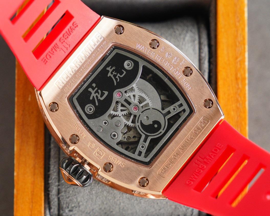 Replica Richard Mille 904l Stainless Steel Automatic Machine Watch 42MM