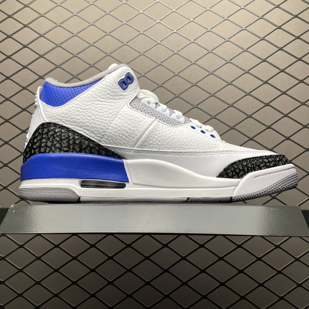Replica Air Jordan Shoe Air Jordan 3Racer BlueAJ3 CT8532-145 size 40-47.5