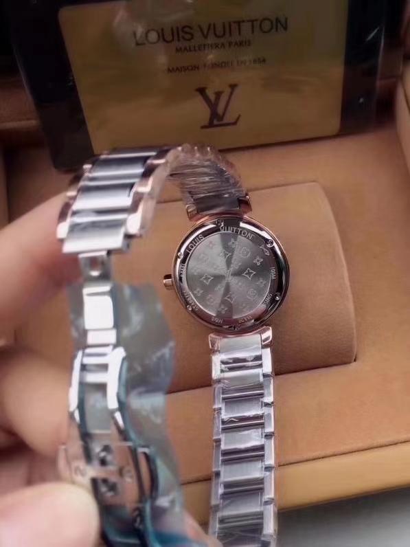 Replica LOUIS VUITTON LV 904l Stainless Steel Quartz Watch 33MM