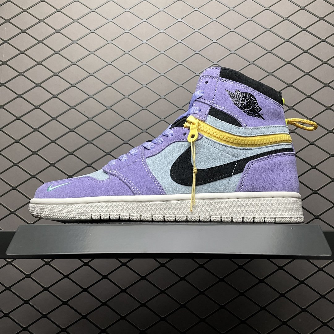 Replica Air Jordan Shoe Air Jordan 1 Switch Purple PulseCW6576-500 Size 36-46