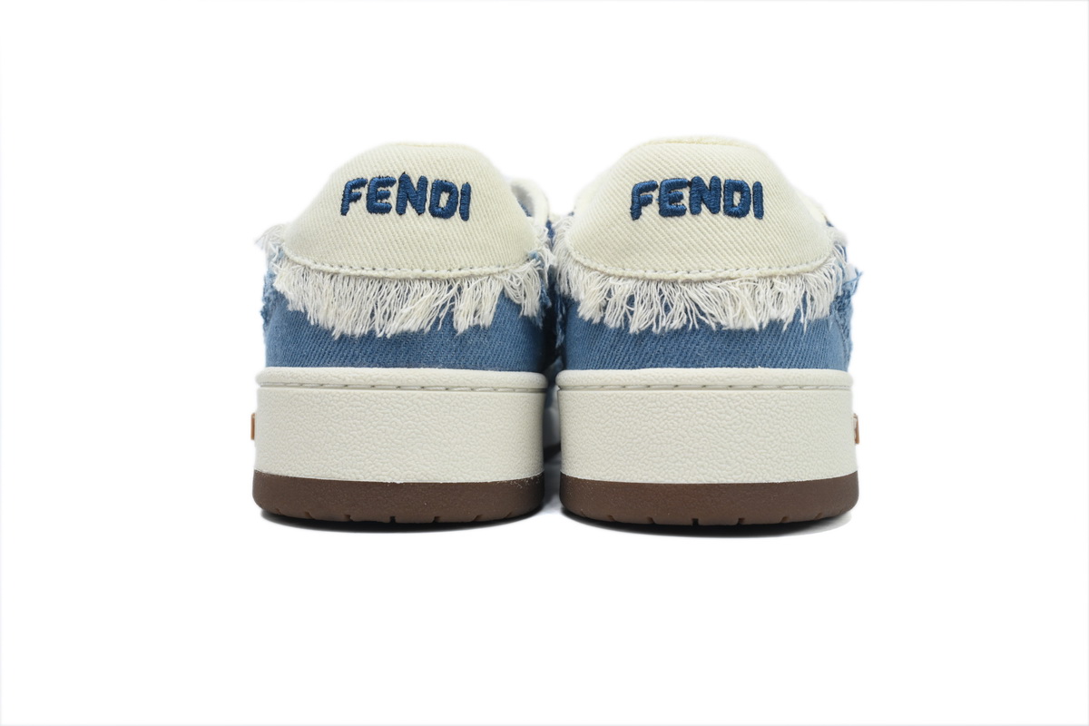 Replica Fendi Shoe Fendi Match Blue Cowboy