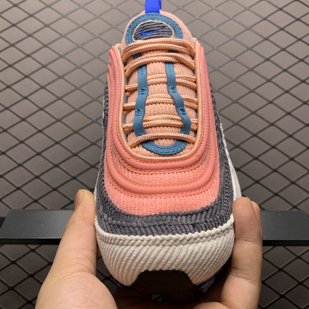 Replica Nike Air Max Shoe Nike Air Max 97 Pink Corduroy 3M CQ7512-046 36-45
