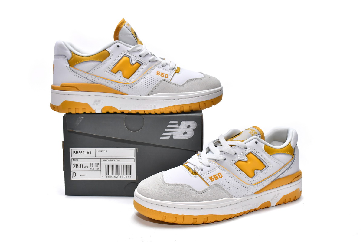 Replica New Balance Shoe BB550LA1 New Balance 550 Varsity Gold