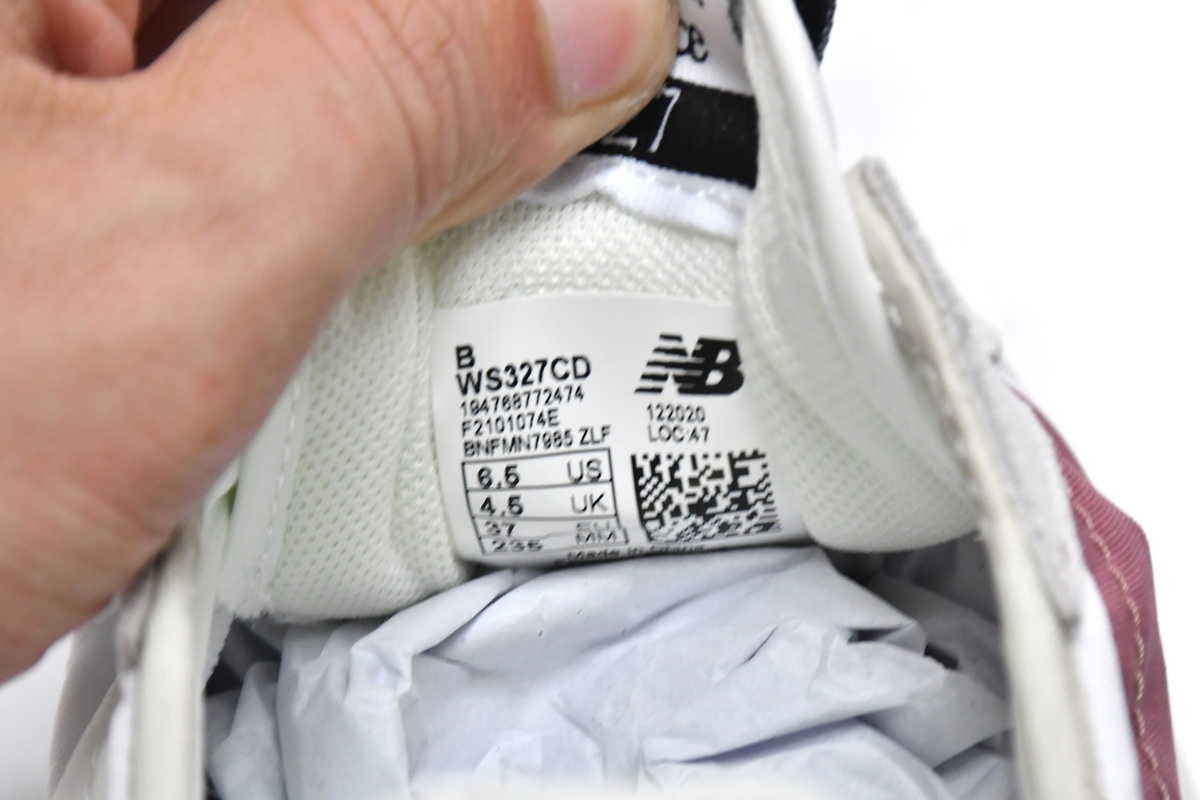 Replica New Balance Shoe WS327CD New Balance 327 Rose Pink