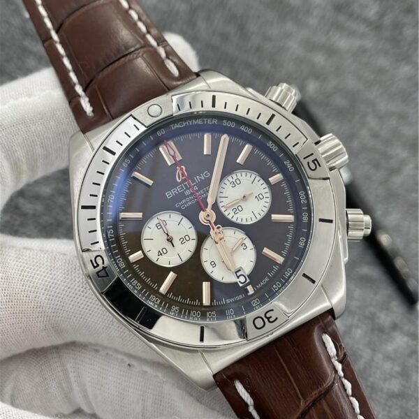 Replica BREITLING 904l Stainless Steel Quartz Watch 46MM