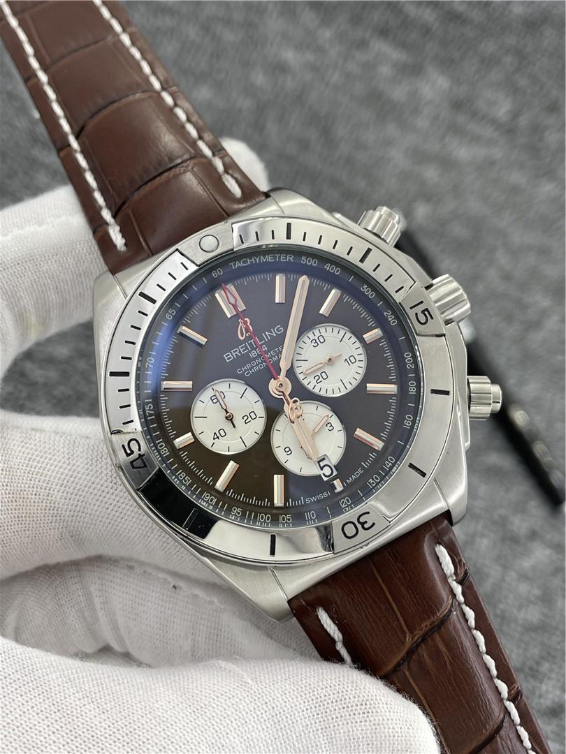 Replica BREITLING 904l Stainless Steel Quartz Watch 46MM