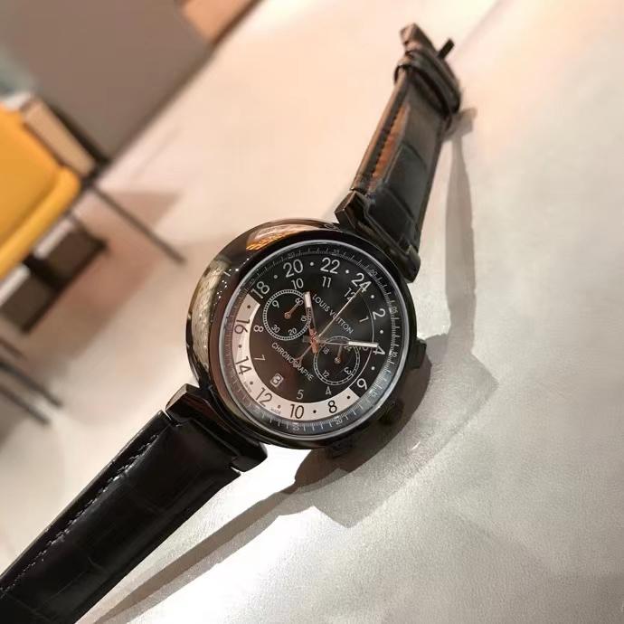 Replica LOUIS VUITTON LV 904l Stainless Steel Quartz Watch 41MM