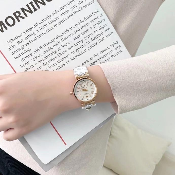 Replica LOUIS VUITTON LV 904l Stainless Steel Quartz Watch 33MM