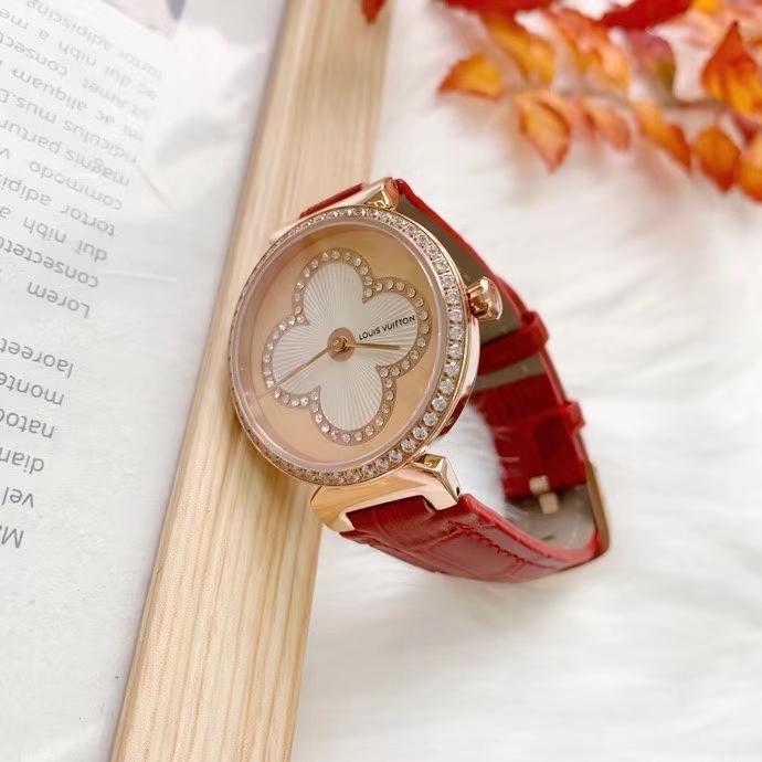 Replica LOUIS VUITTON LV 904l Stainless Steel Quartz Watch 33MM