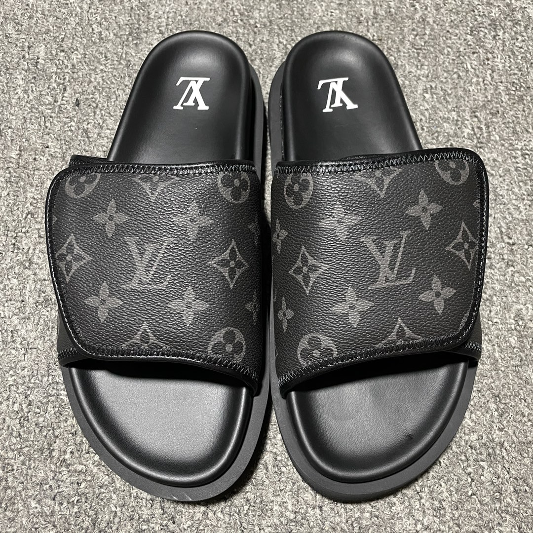 Replica Louis Vuitton Shoe Louis Vuitton Oasis Miami Damier Size 38-46 Black Classic