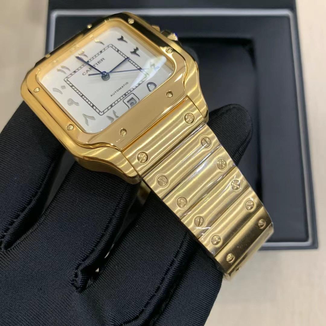 Replica Cartier Santos 904l Stainless Steel Automatic Mechanical Watch 38mm