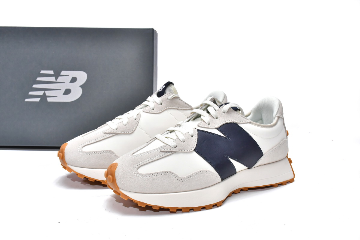 Replica New Balance Shoe WS327KB New Balance 327 Grey Navy