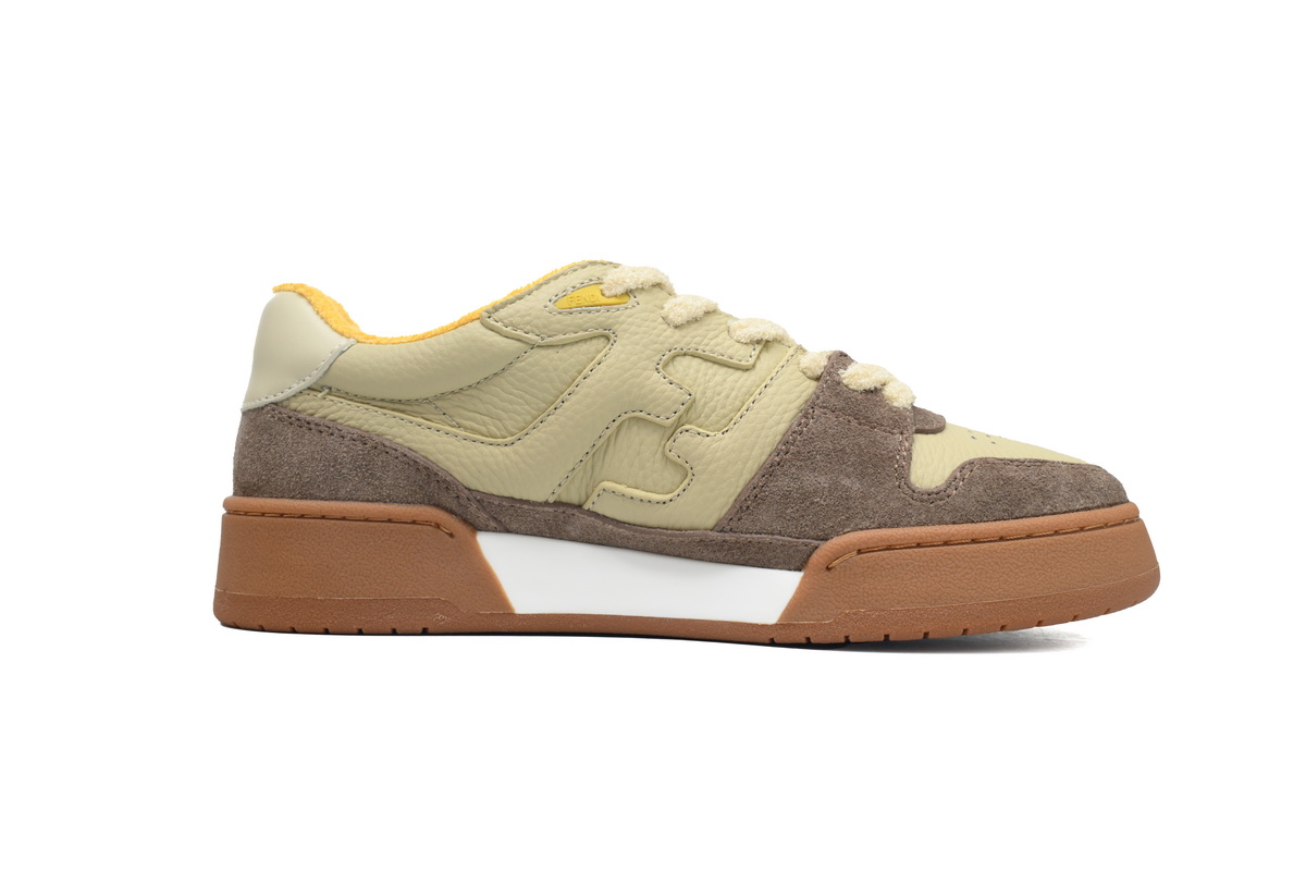 Replica Fendi Shoe Fendi Match Grey Yellow