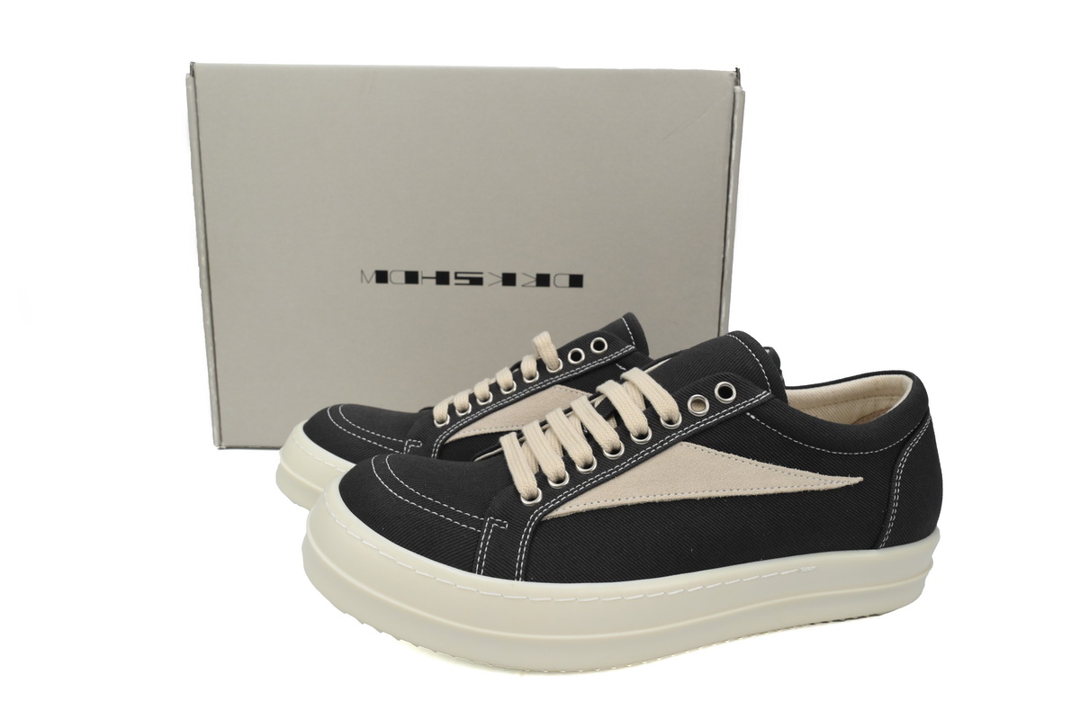 Replica Rick Owens Shoe Rick Owens DRKSHDW  Black and White
