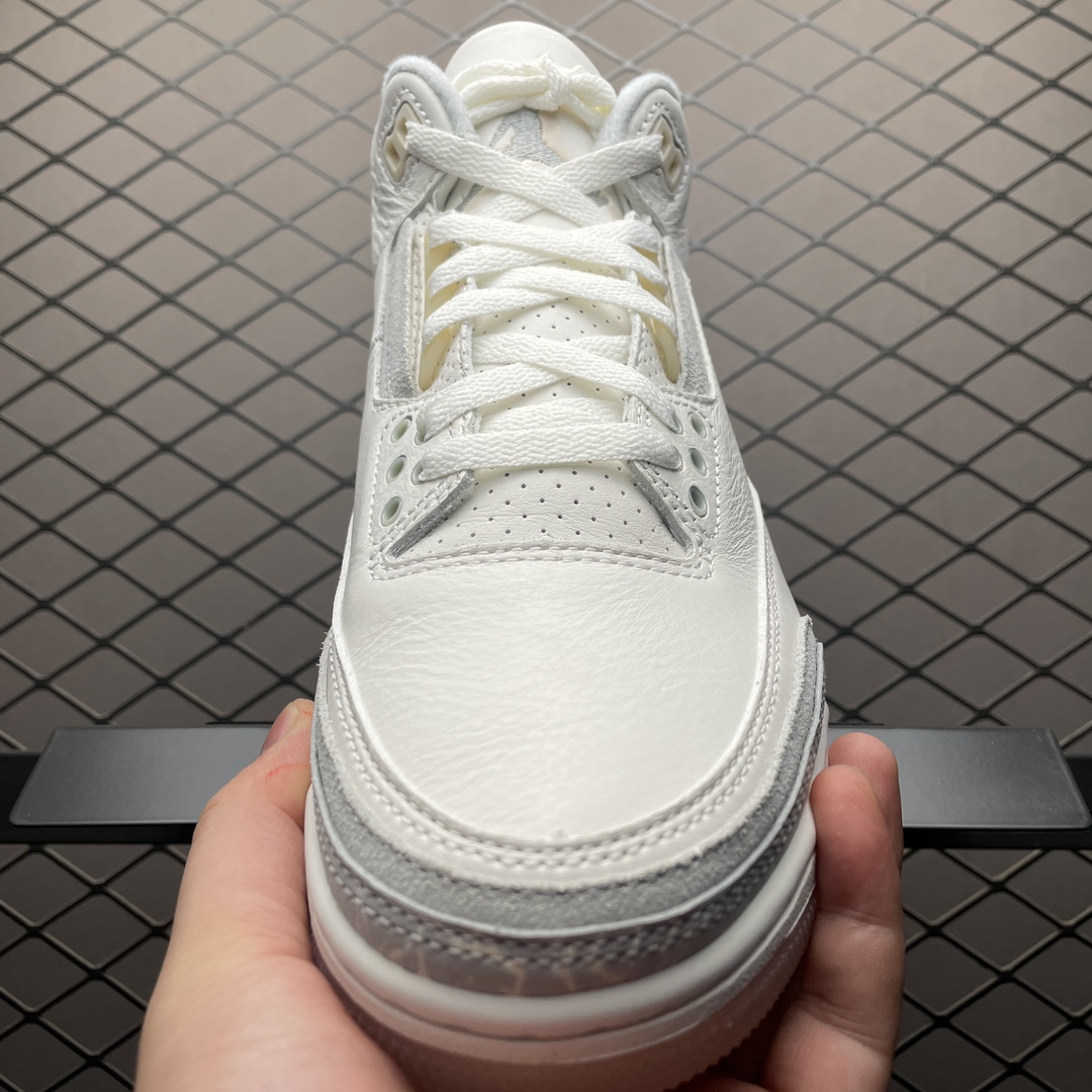 Replica Air Jordan Shoe Air Jordan 3 Ivory AJ3 FJ9479-100 Size 40-47.5