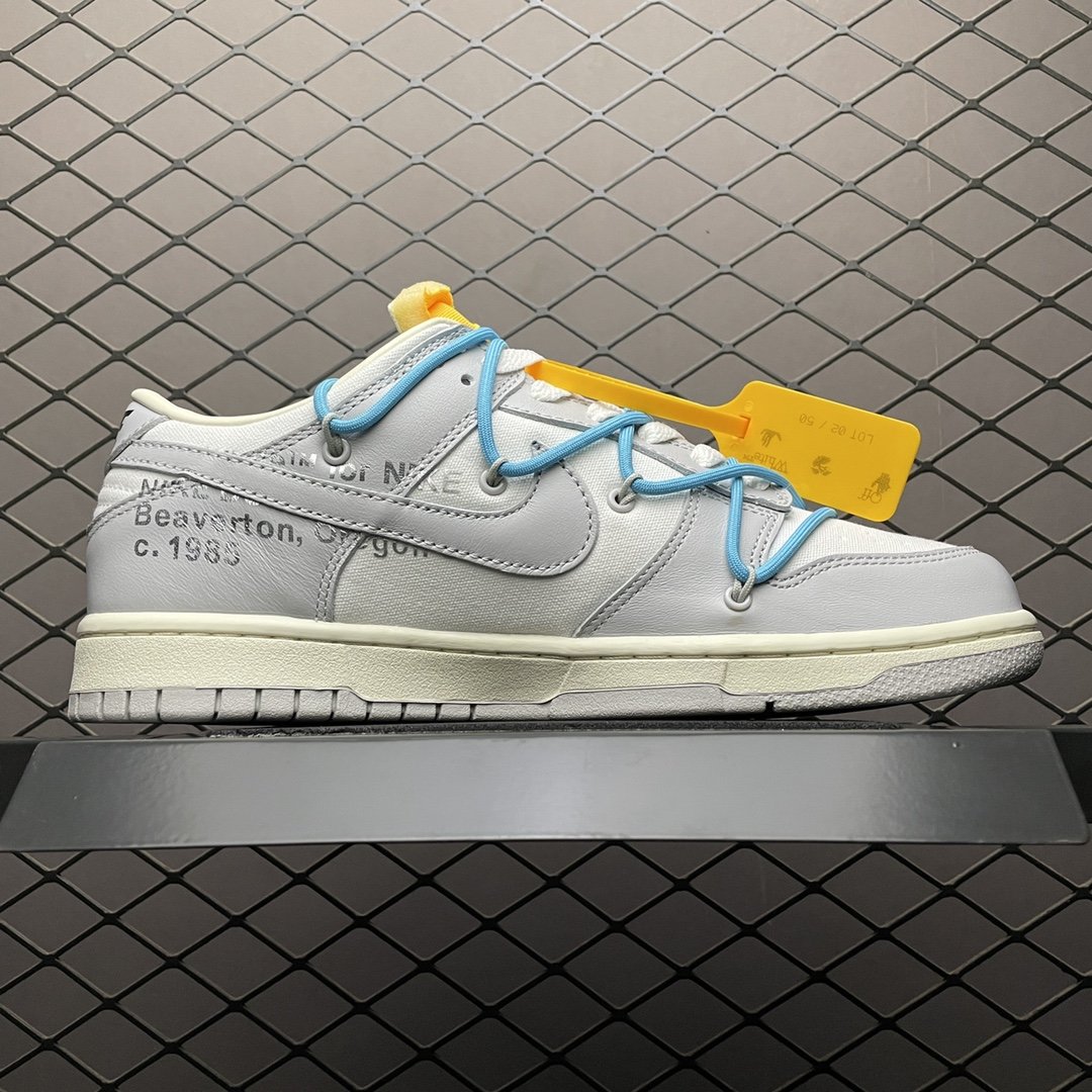 Replica OFF White Shoe Off-White x Nike Dunk OWThe 50 NO.2 DM1602-115 36-46 1004