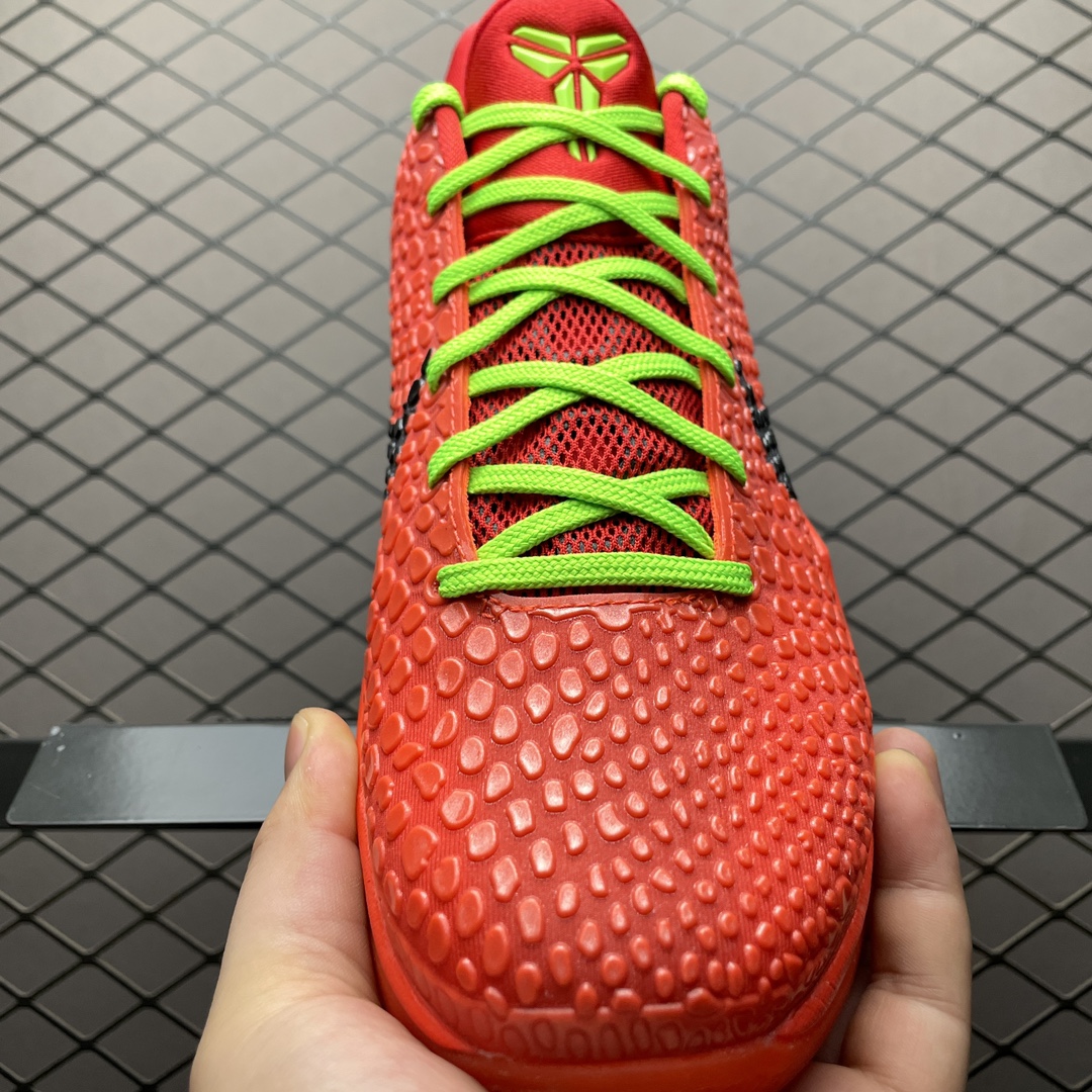 Replica Nike Shoe Nike KOBE 6 VI Reverse Grinch FV4921-600 Size 40-48.5