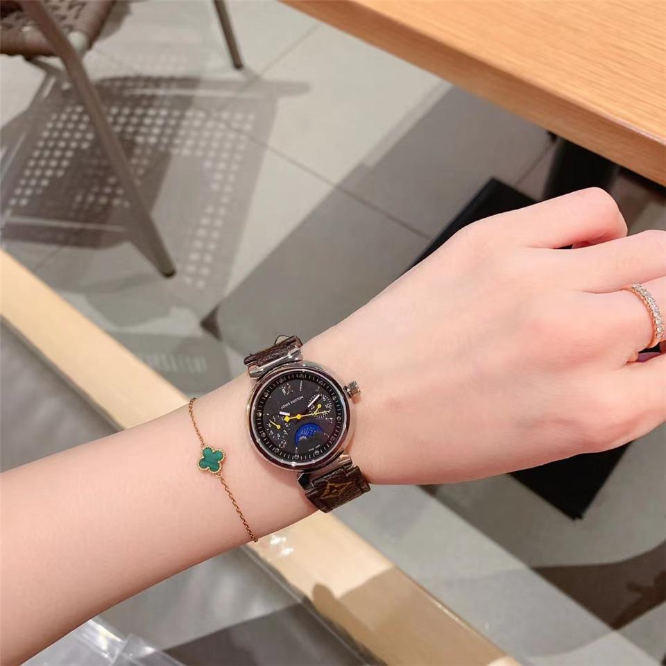 Replica LOUIS VUITTON LV 904l Stainless Steel Quartz Watch 33MM