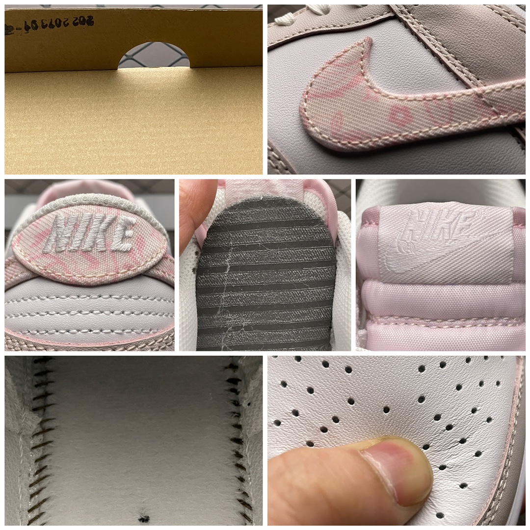 Replica Nike Dunk SB Shoe NK Dunk Low Pink Paisley FD1449-100 Size 36-39