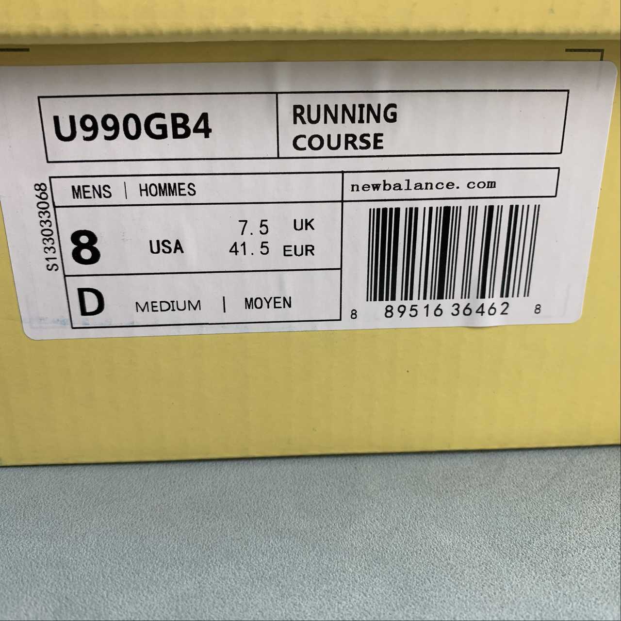 Replica New Balance Shoe New Balance NB990 U990GB4  36-45
