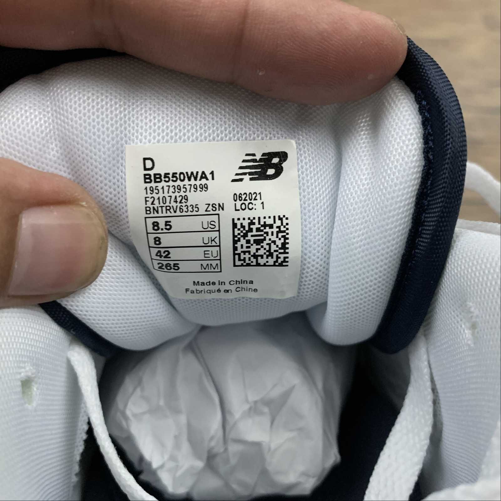 Replica New Balance Shoe New Balance NB550  BB550WA1  36-45