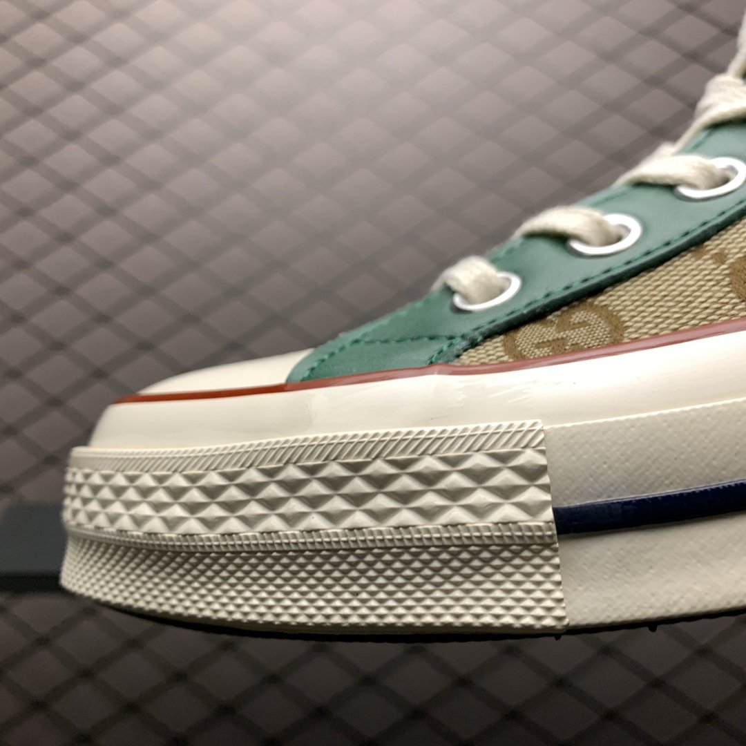 Replica GUCCI Shoe Converse Chuck 1970S Gucci Green Size 35-44