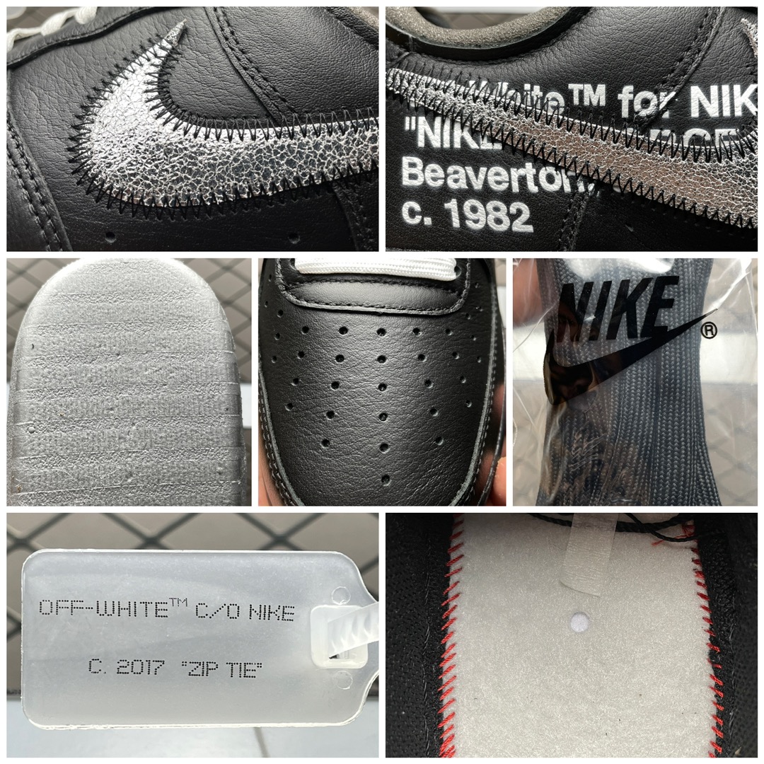 Replica OFF White Shoe OFF-WHITE X Nike Air Force 1 Moma AV5210-001 Size 40-47.5