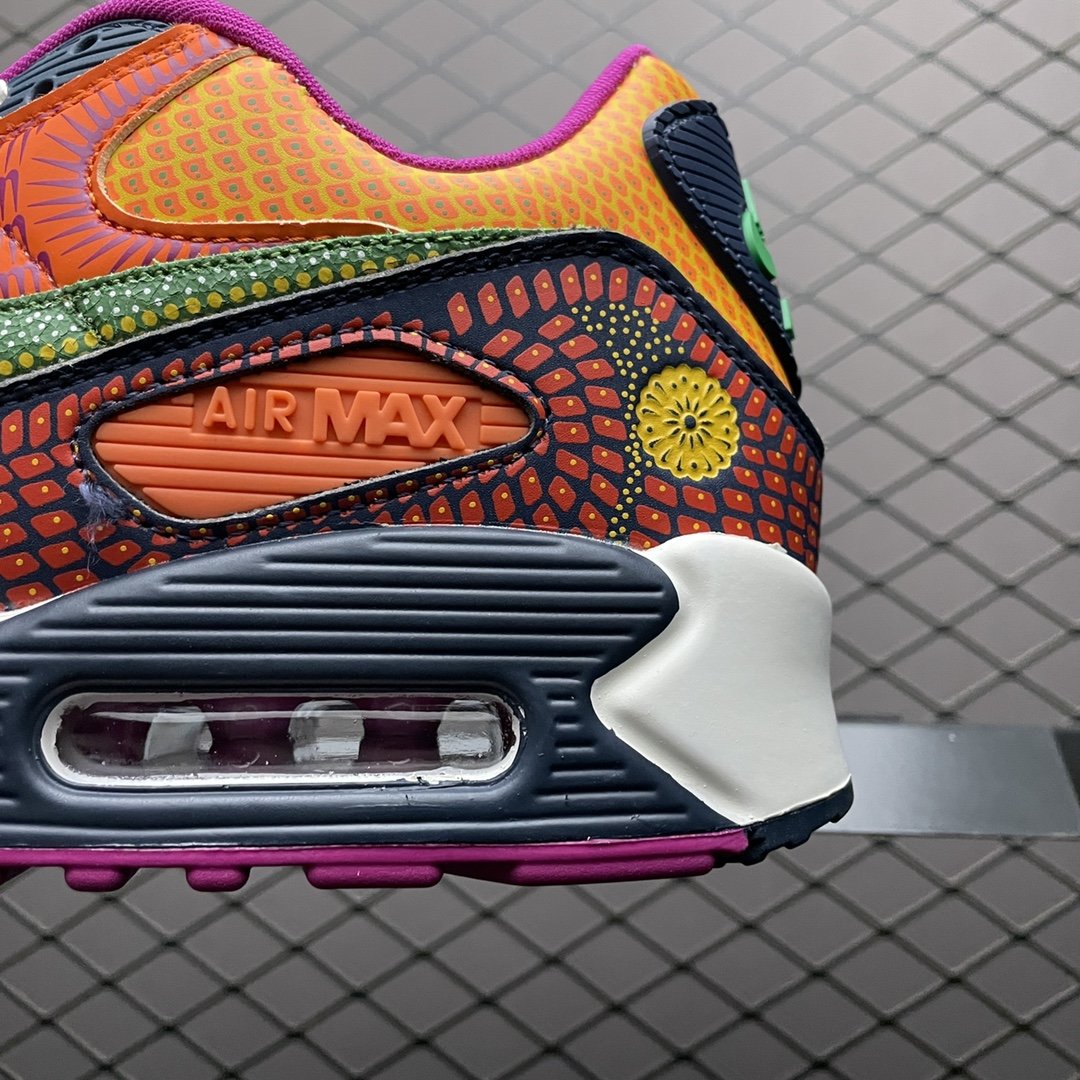 Replica Nike Air Max Shoe Nike Air Max 90 Day Of The DE AD DC5154 458 Size 36-47