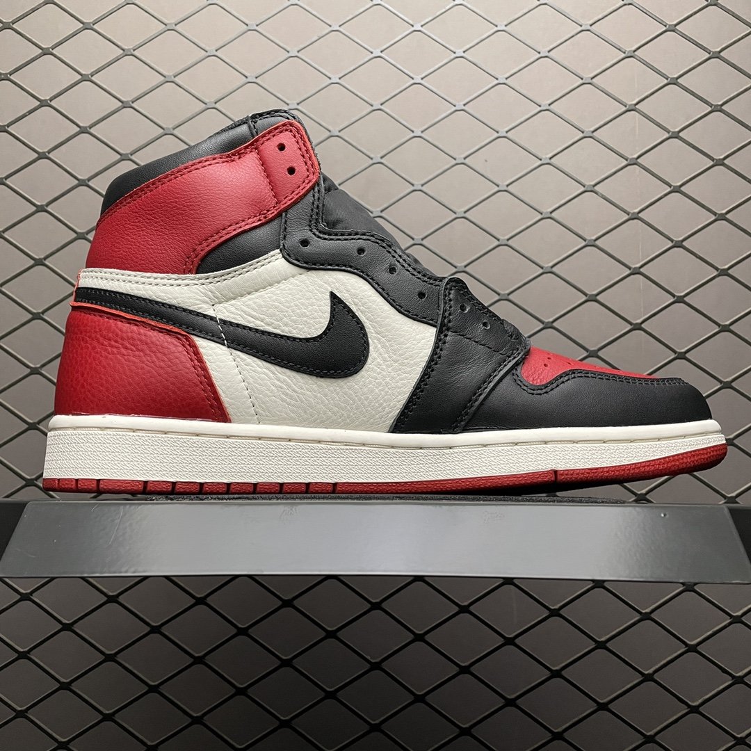 Replica Air Jordan Shoe Air Jordan 1 High Bred Toe AJ1 555088-610_01312