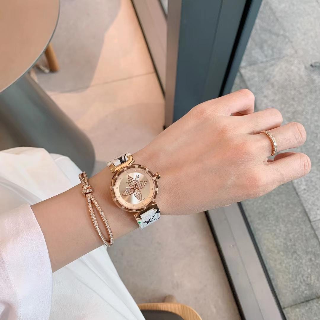 Replica LOUIS VUITTON LV 904l Stainless Steel Quartz Watch 33MM