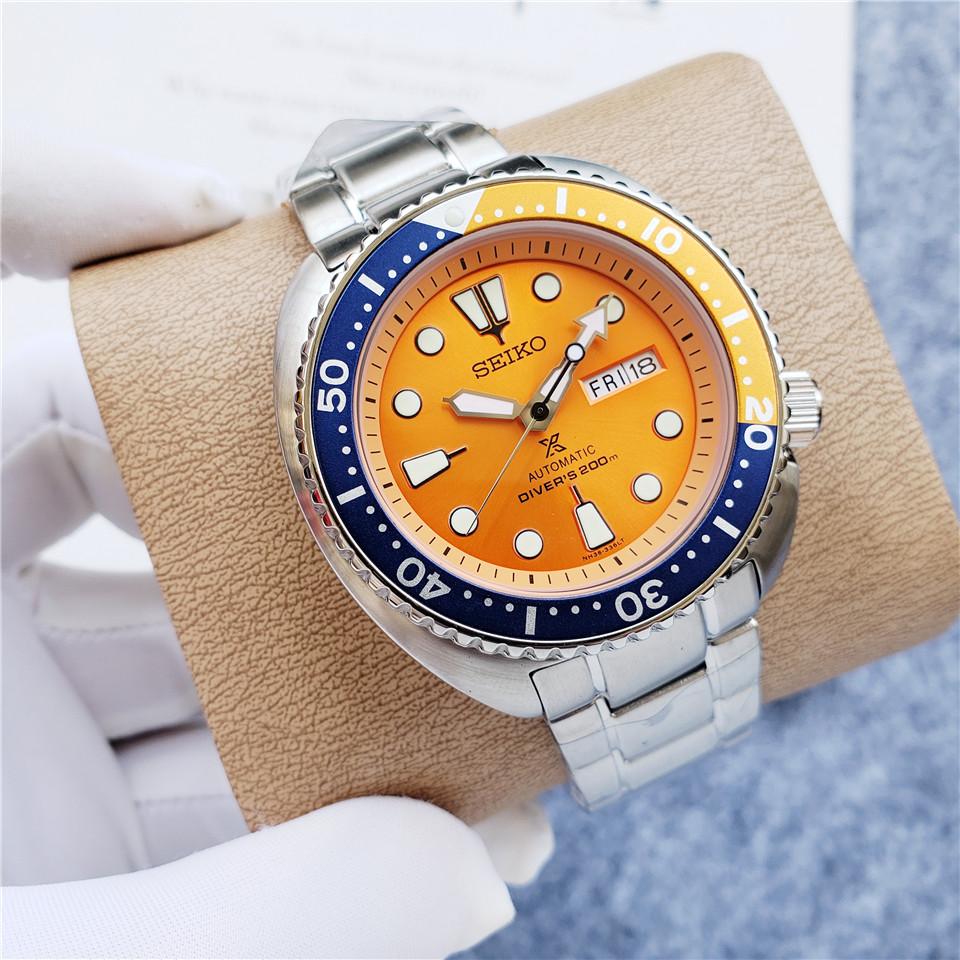 Replica Seiko 904l Stainless Steel Automatic Japanese Movement Watch 42MM