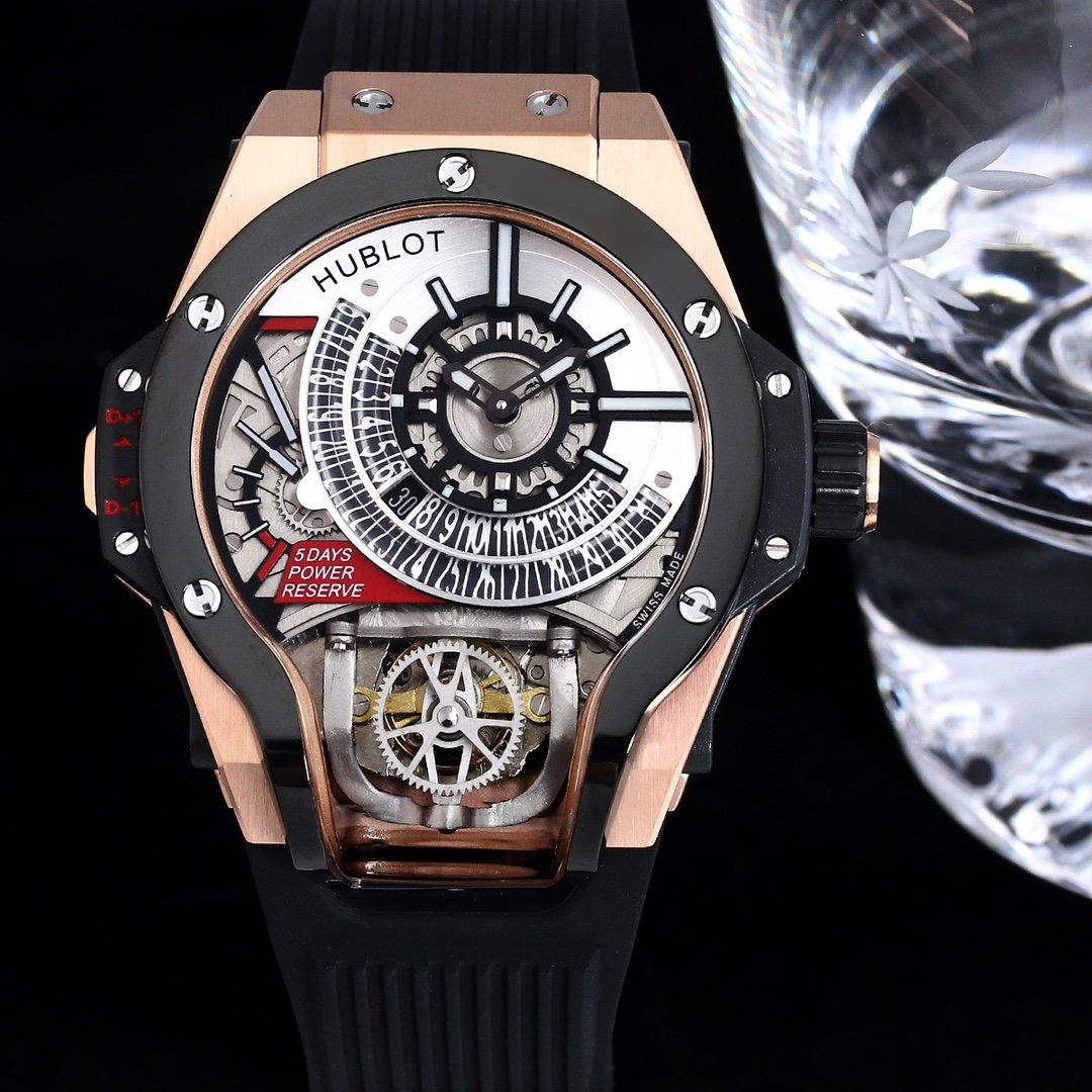 Replica Hublot 904l Stainless Steel Automatic Mechanical Watch 46MM
