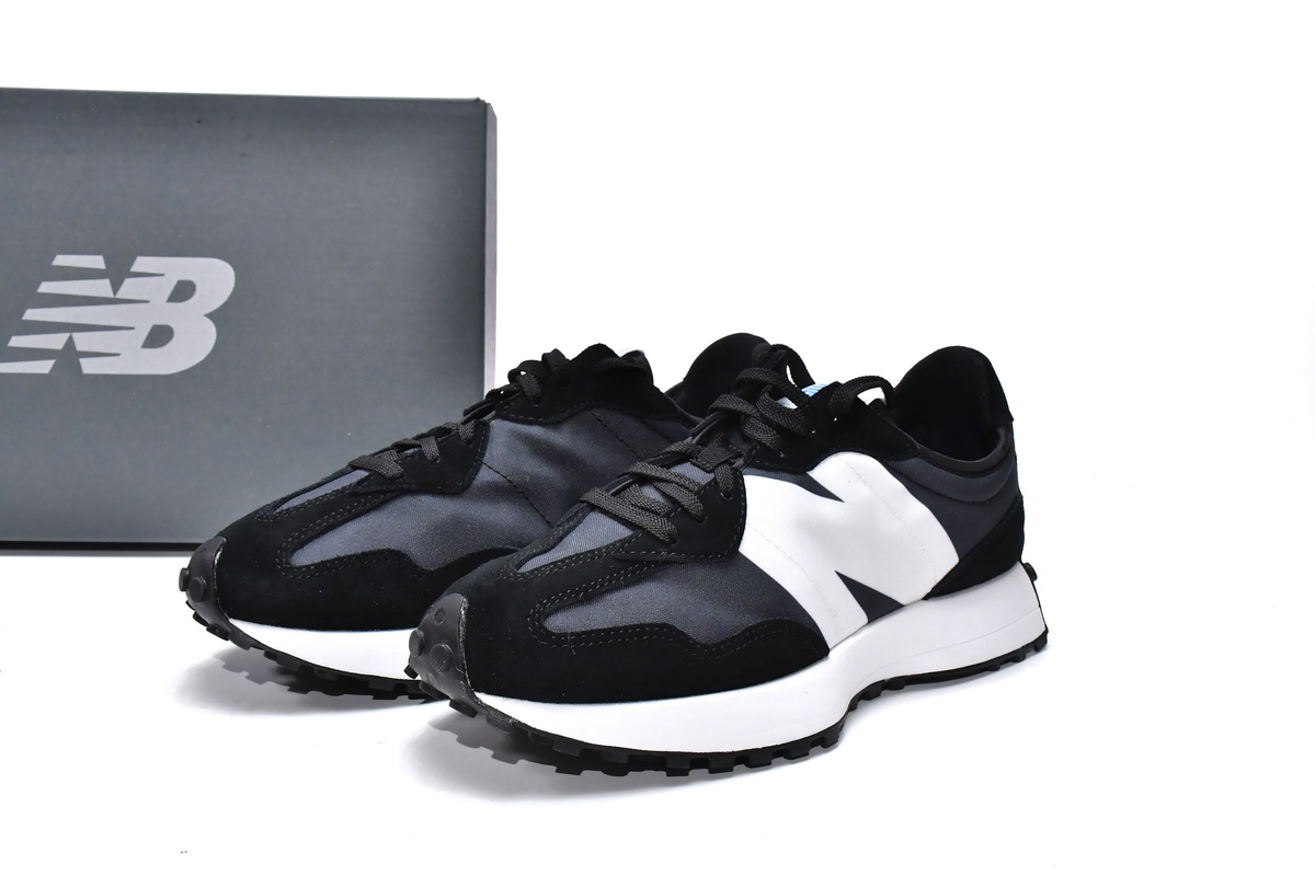 Replica New Balance Shoe MS327CPG New Balance 327 Black & White