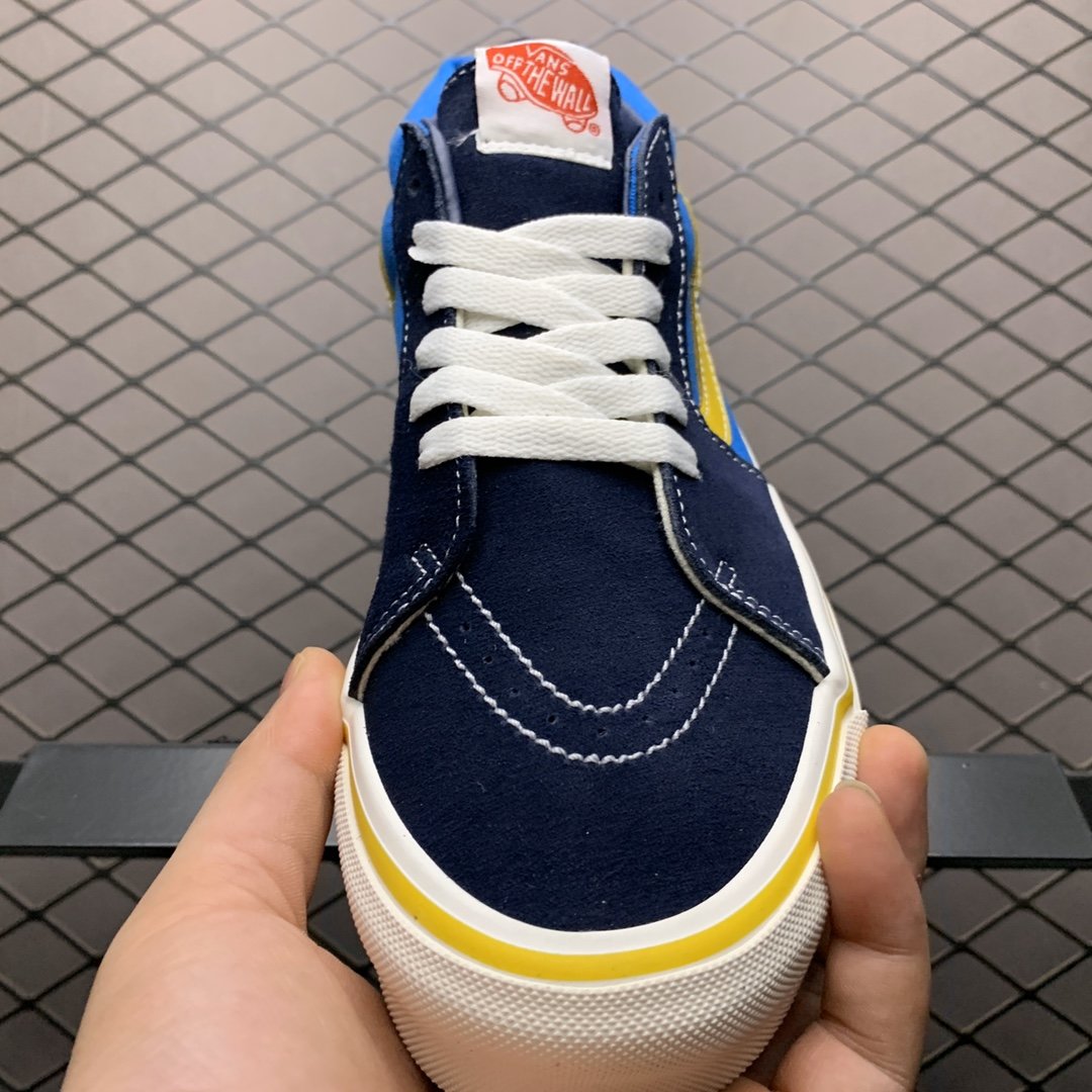 Replica Vans Shoe Vans Sk8-Mid BLACK BLUE 35-44