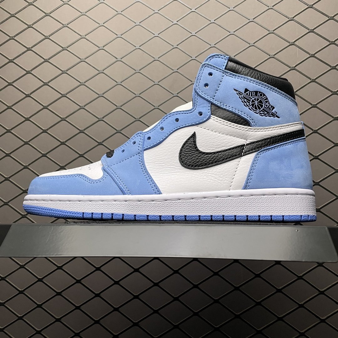 Replica Air Jordan Shoe Air Jordan 1 High University Blue 555088-134 _01830