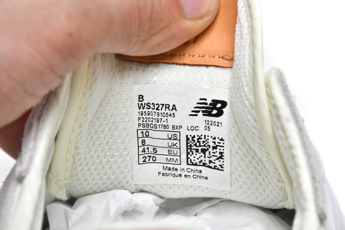 Replica New Balance Shoe WS327RA New Balance 327 Sea Salt Rust Oxide