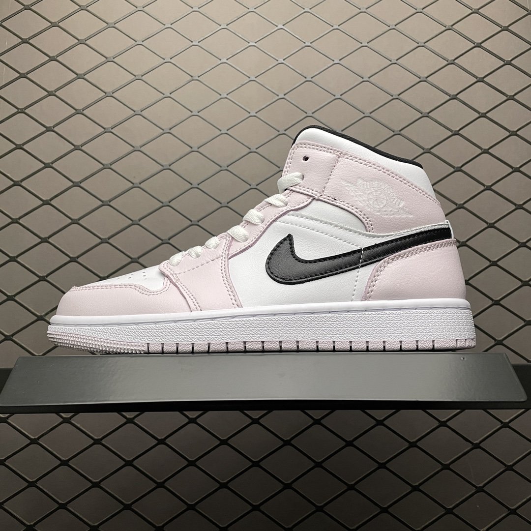 Replica Air Jordan Shoe Air Jordan 1 Mid Barely Rose BQ6472-500 36-40