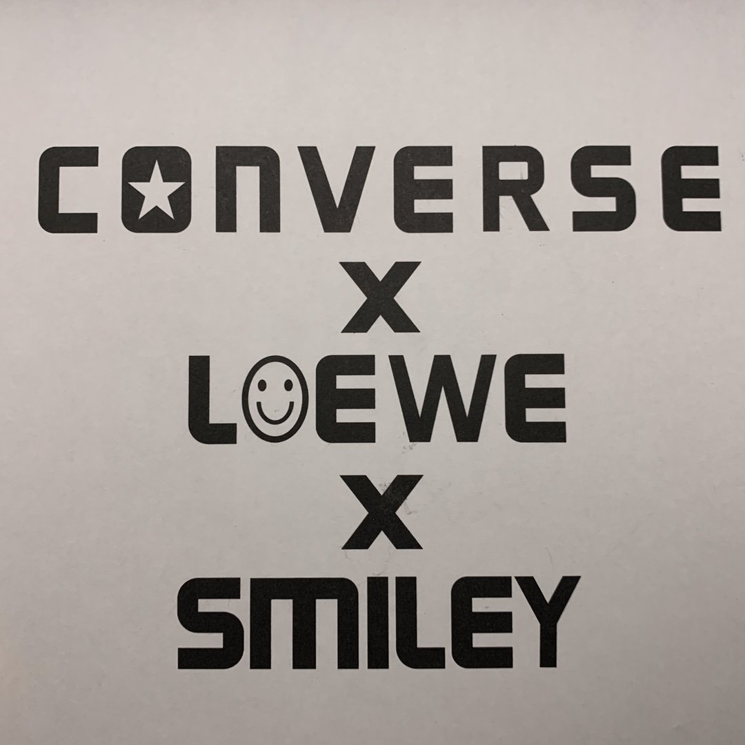 Replica Converse Shoe Loewe x Converse x Smiley 1970s 35-44