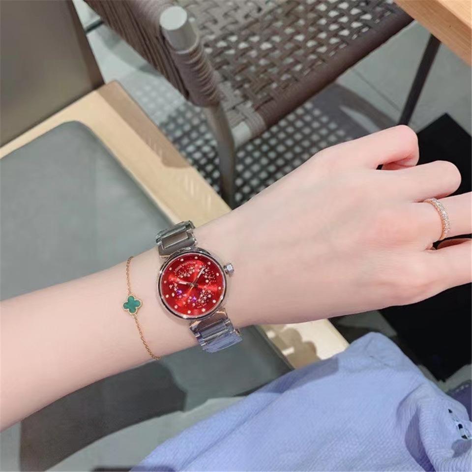 Replica LOUIS VUITTON LV 904l Stainless Steel Quartz Watch 33MM