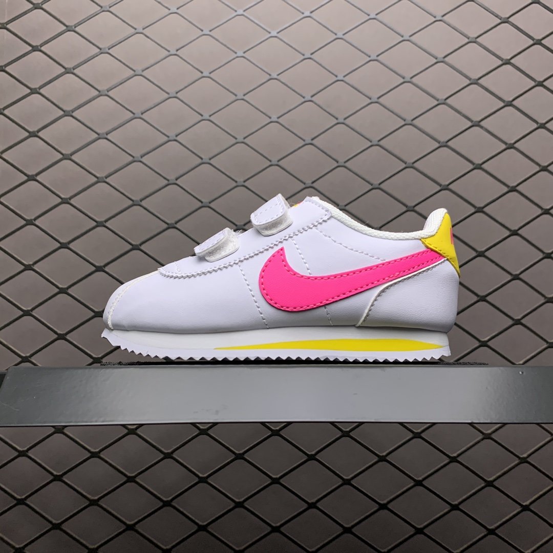 Replica Nike Shoe YOUTH Nike Cortez Basic White 22-37