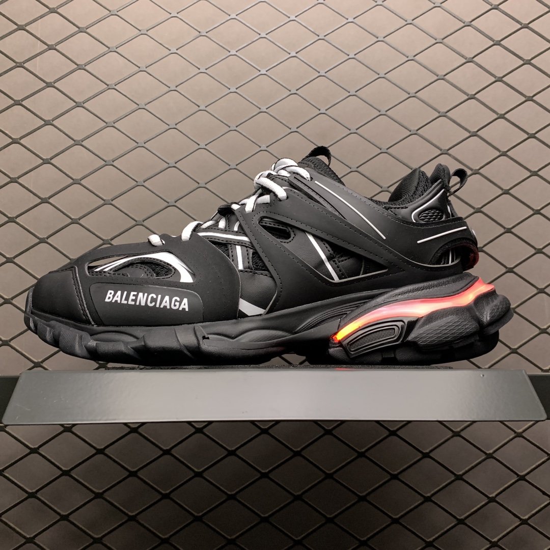 Replica Balenciaga Shoe Balenciaga Track LED LIGHTS 36-45 Black