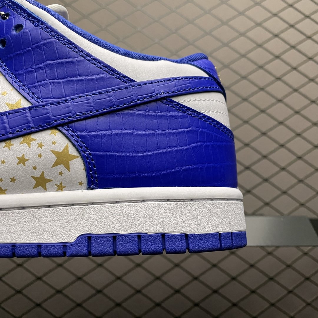 Replica Nike Dunk SB Shoe Supreme x Nike SB Dunk Low Hyper Royal DH3228-100 36-47