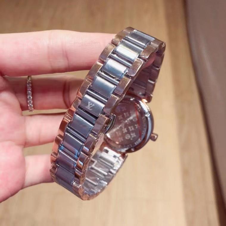 Replica LOUIS VUITTON LV 904l Stainless Steel Quartz Watch 33MM