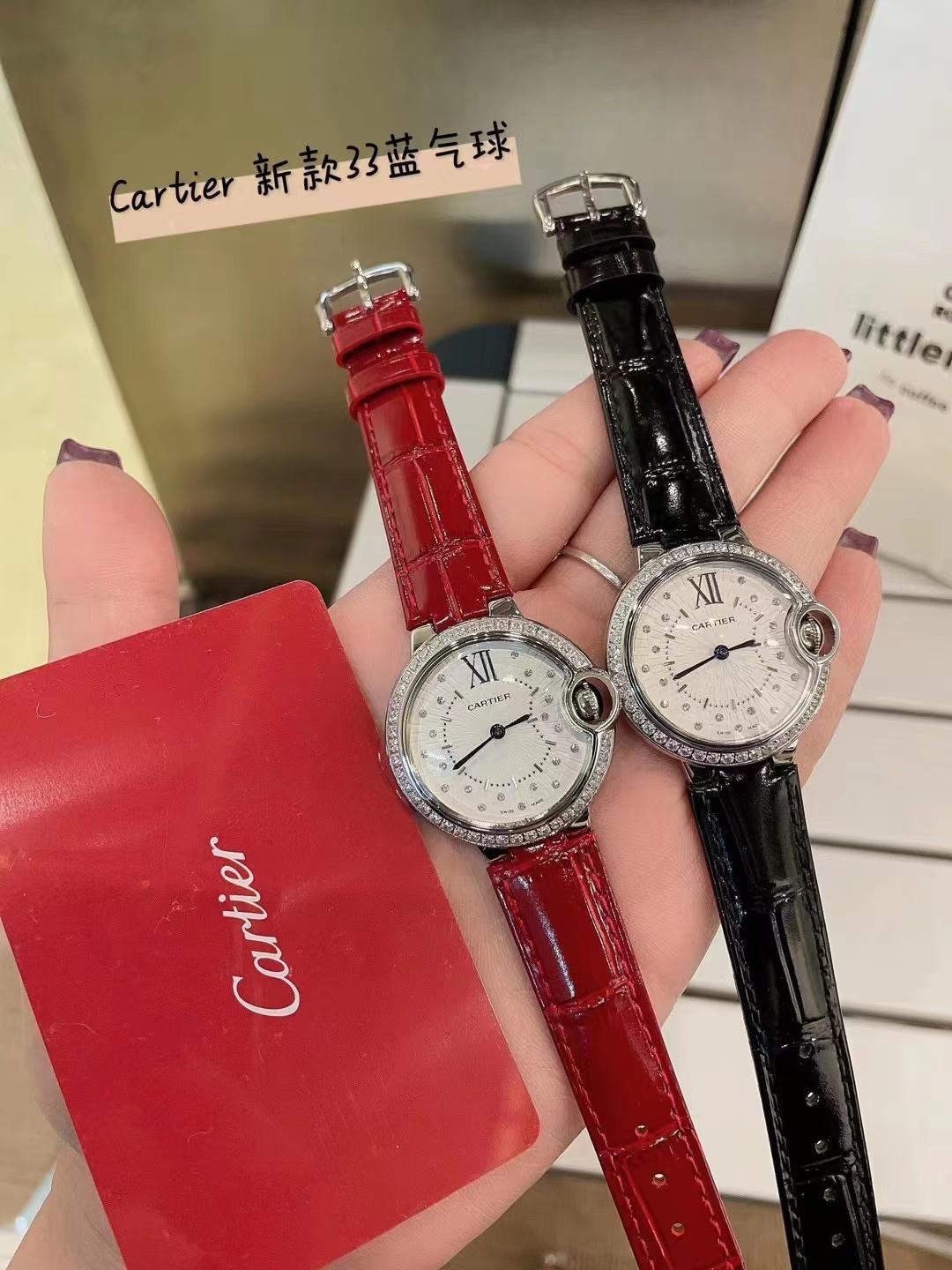 Replica Cartier Ballon Bleu 904l Stainless Steel Quartz Watch 33mm