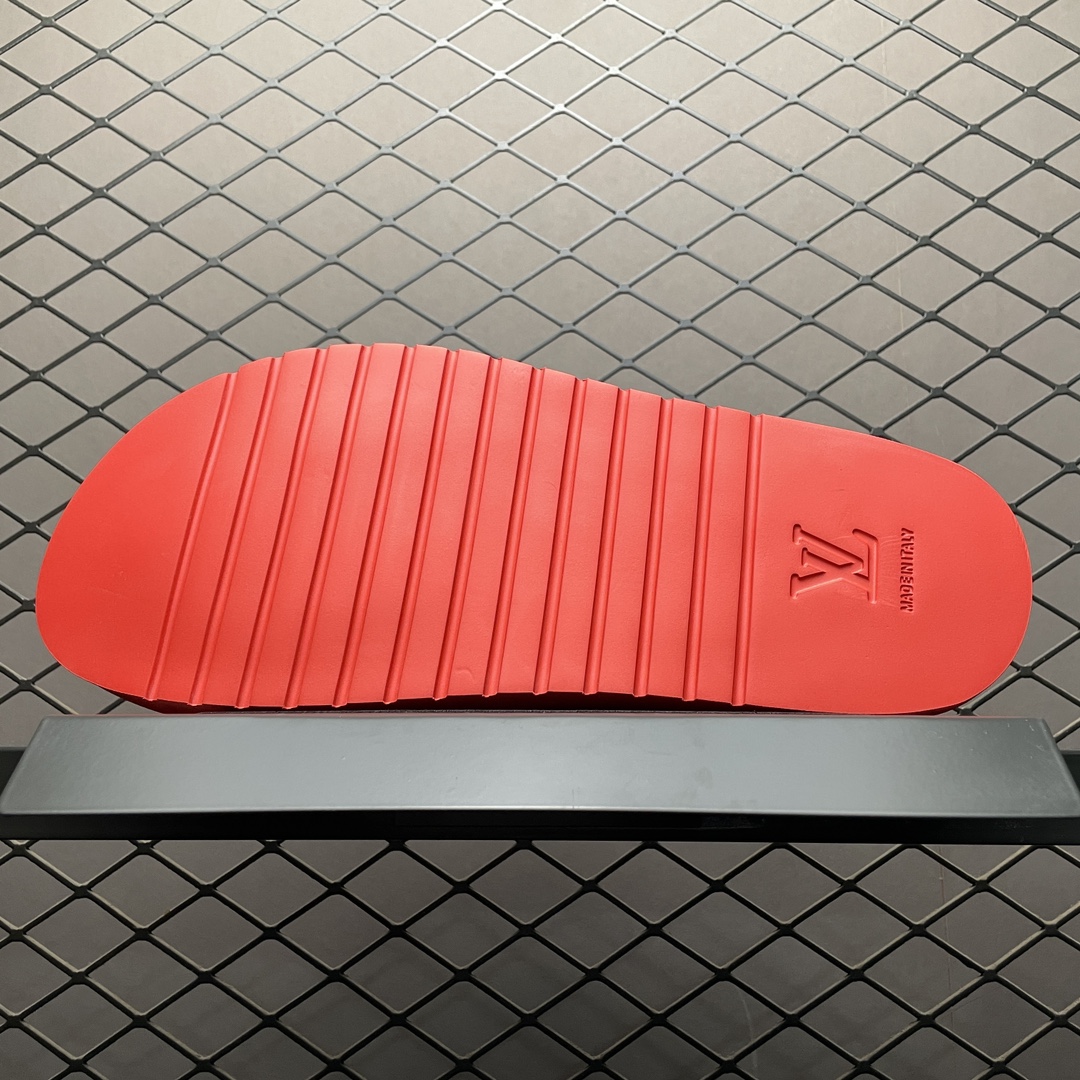 Replica Louis Vuitton Shoe Louis Vuitton Oasis Miami Damier Size 38-46 Red