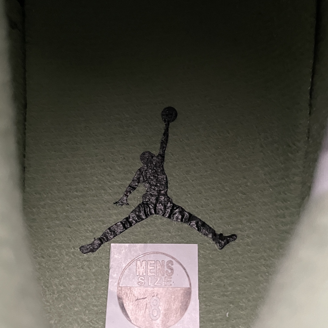 Replica Air Jordan Shoe Air Jordan 4 Oli Green AQ9129-129 Size 40-47.5